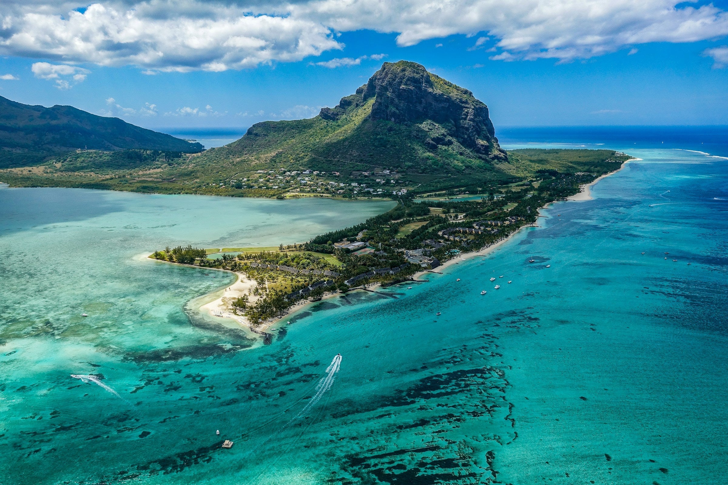 View of Mauritius