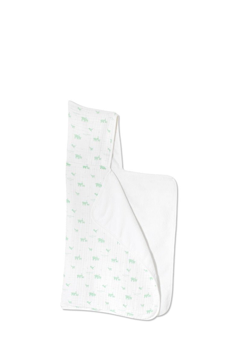 Bamford | Clover Baby Cotton Hooded Towel - Bubba & Me