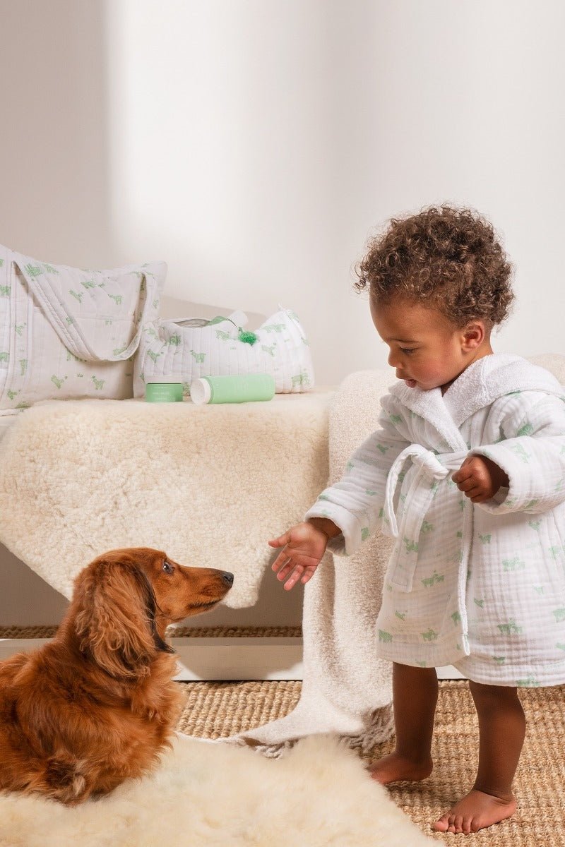 Bamford | Clover Baby Cotton Robe - Bubba & Me