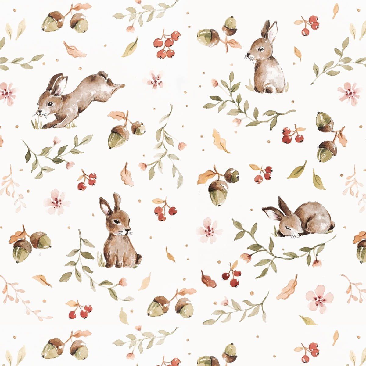 Dekornik | Happy Rabbits Wallpaper - Bubba & Me