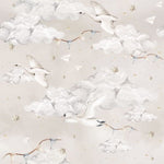 Dekornik | Magic Swans Beige Wallpaper - Bubba & Me