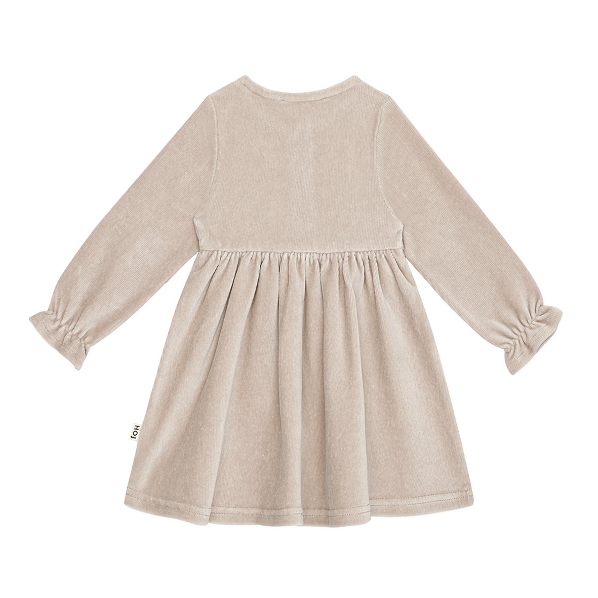 House of Jamie | Baby Highwaist Dress French Grey - Bubba & Me