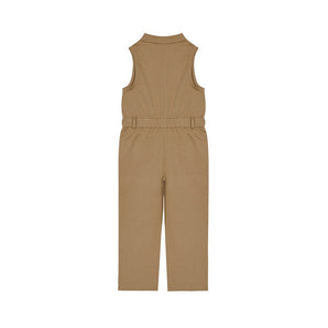 House of Jamie | Twill Zip Overall Camel - Bubba & Me