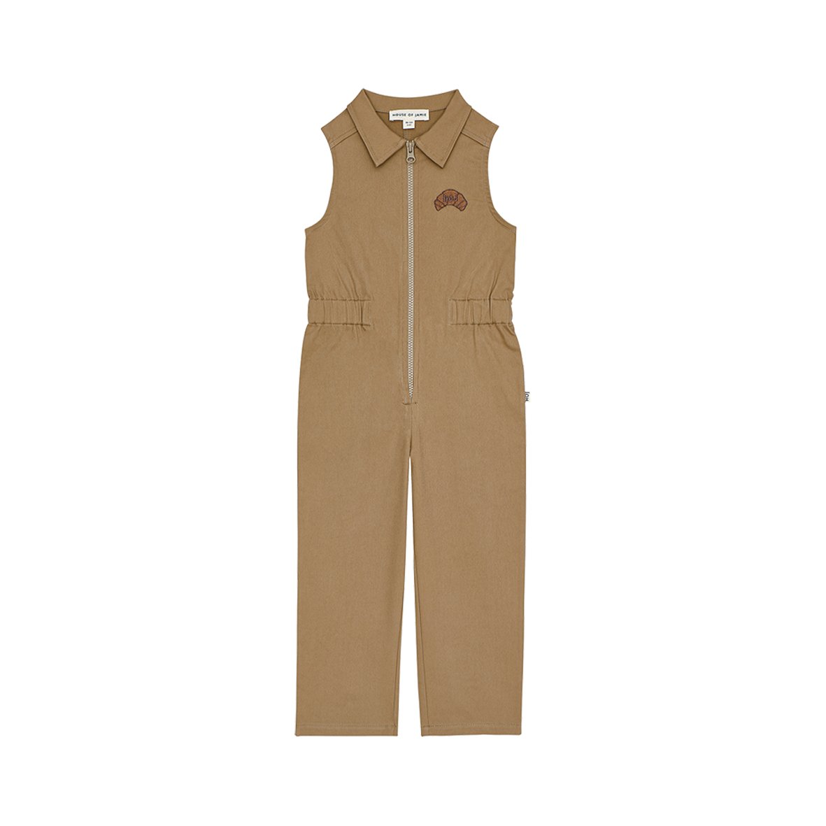 House of Jamie | Twill Zip Overall Camel - Bubba & Me