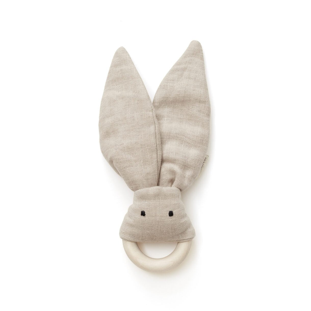 Kid's Concept | Teething Ring in Beige Linen - Bubba & Me