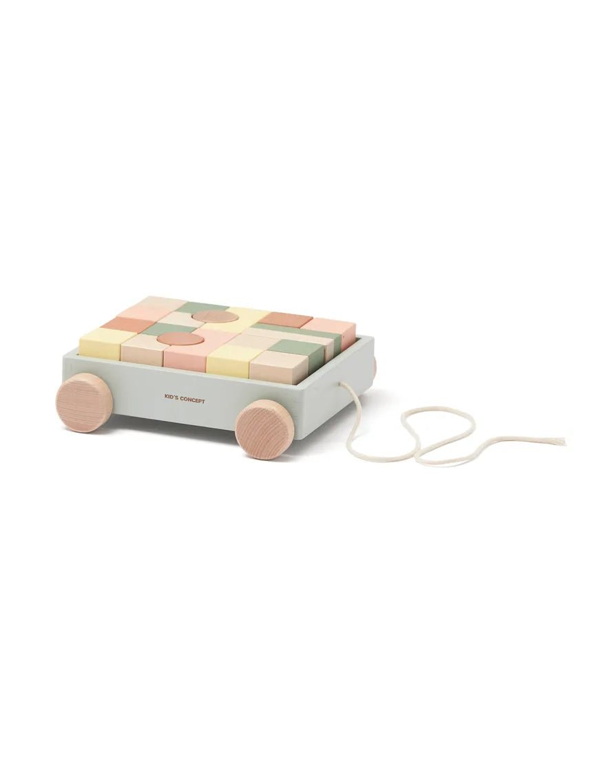 Kids Concept | Wagon With Blocks - Bubba & Me