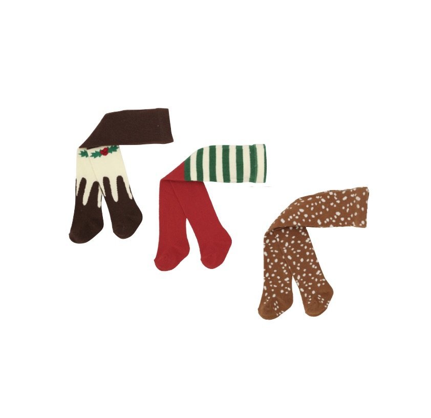 Konges Sløjd | Christmas 3 Pack Tights - Bubba & Me