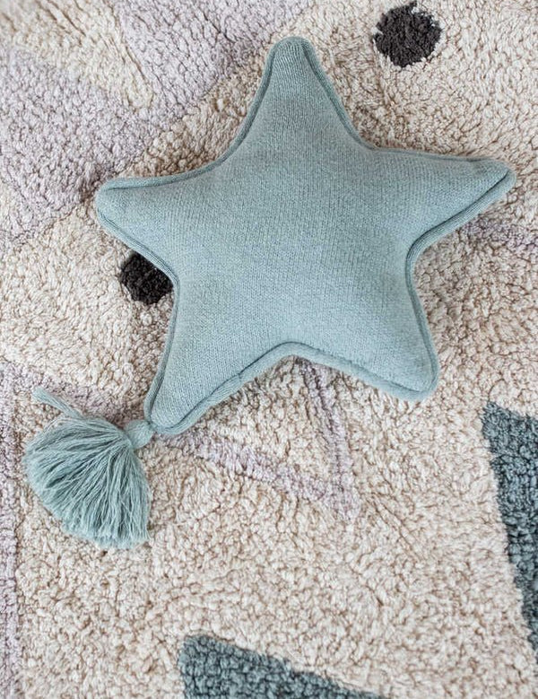 Lorena Canals | Knitted cushion Twinkle Star - Bubba & Me