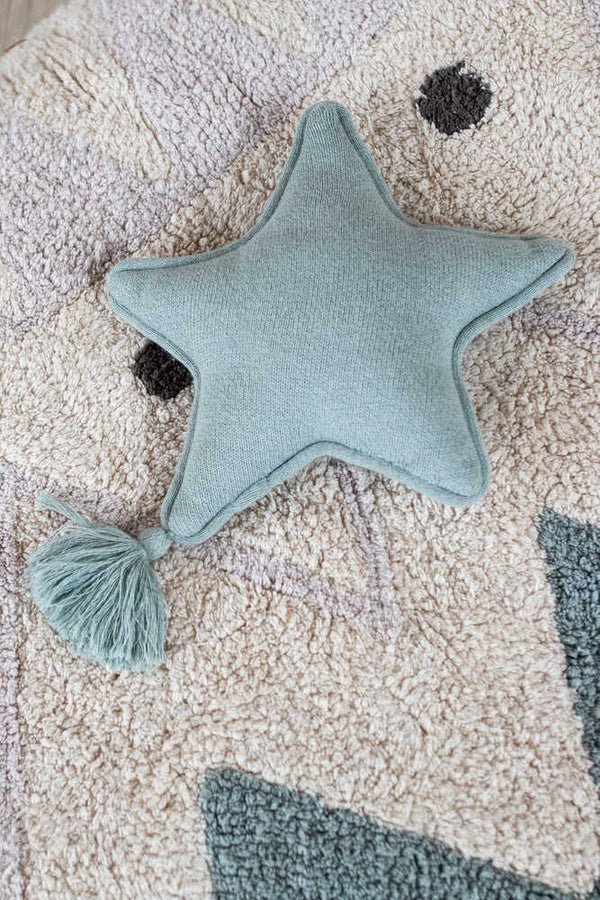 Lorena Canals | Knitted cushion Twinkle Star - Bubba & Me