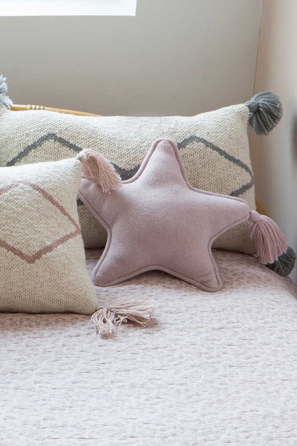 Lorena Canals | Knitted cushion Twinkle Star - Bubba & Me