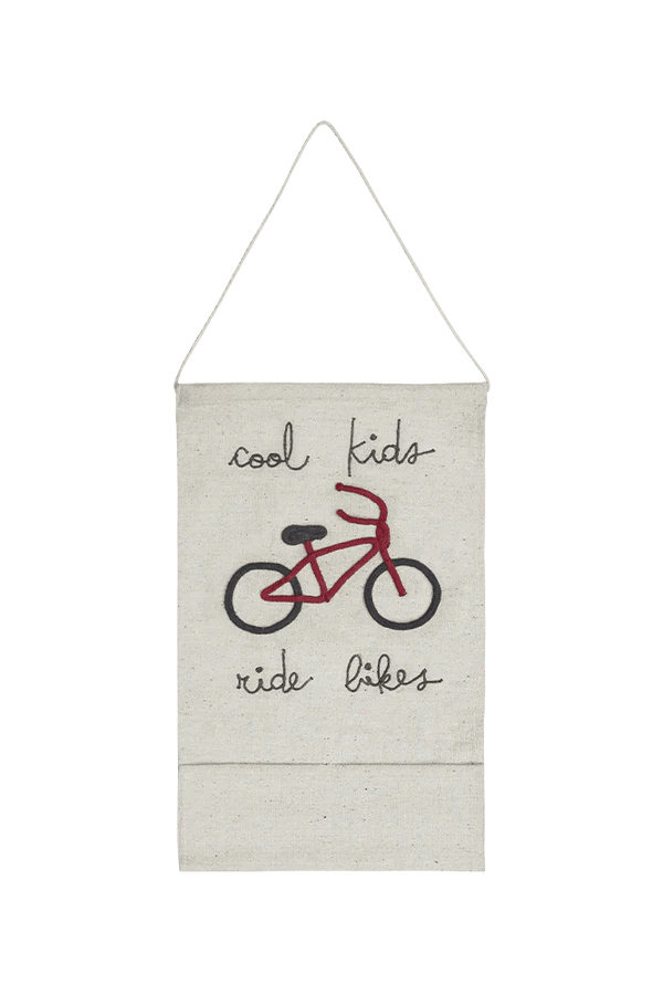 Lorena Canals | Wall Pocket Hanger Cool Kids Ride - Bubba & Me