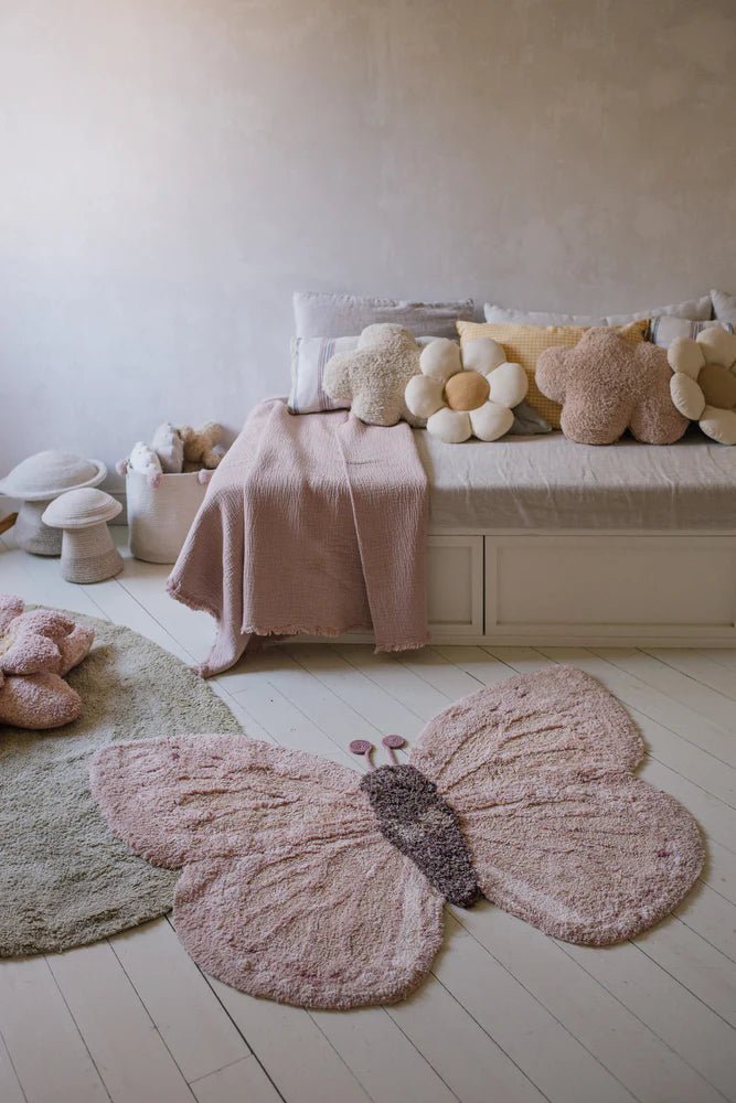 Lorena Canals | Washable Animal Rug Baby Butterfly - Bubba & Me