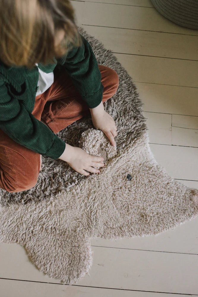 Lorena Canals | Washable Animal Rug Hedgehog - Bubba & Me