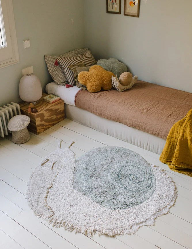 Lorena Canals | Washable Animal Rug Snail - Bubba & Me