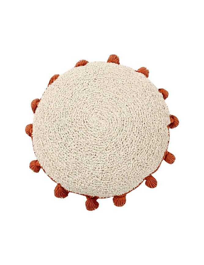 Lorena Canals | Washable Cushion Circle Terracota - Bubba & Me