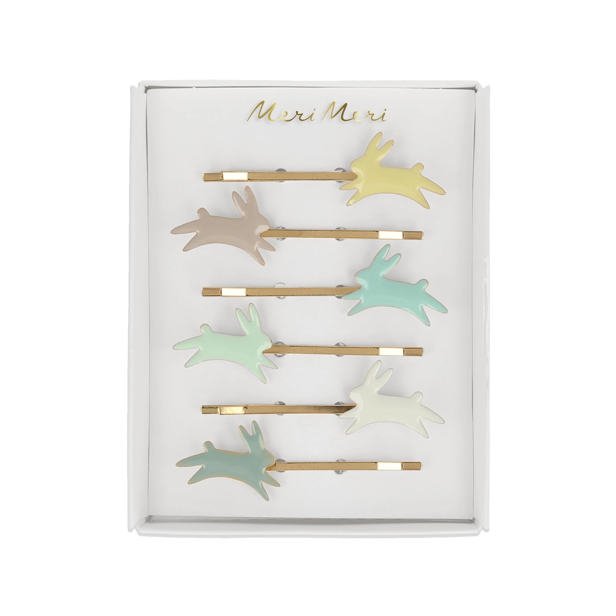 Meri Meri | Bunny Enamel Hair Slides - Bubba & Me