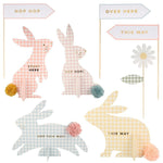 Meri Meri | Gingham Bunnies Egg Hunt Kit - Bubba & Me