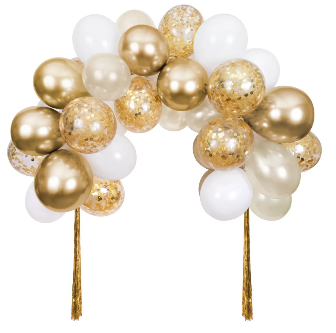 Meri Meri | Gold Balloon Arch Kit - Bubba & Me