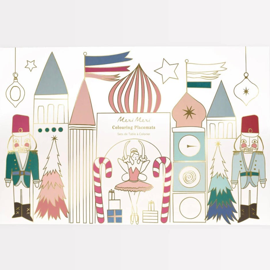 Meri Meri | Nutcracker Colouring Placemats - Bubba & Me