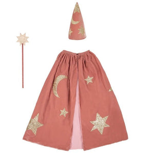 Meri Meri | Pink Velvet Wizard Costume - Bubba & Me
