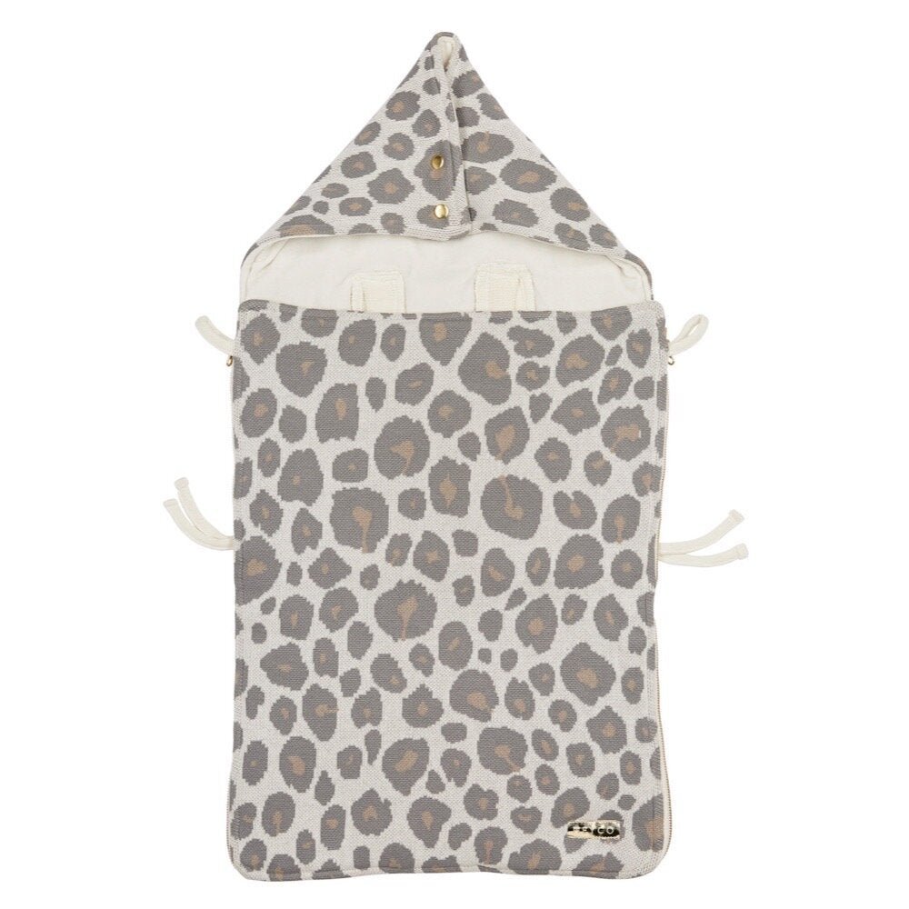 Meyco | Leopard Print Footmuff - Bubba & Me