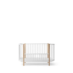 Oliver Furniture | Wood Cot in White/Oak - Bubba & Me