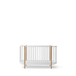 Oliver Furniture | Wood Cot in White/Oak - Bubba & Me