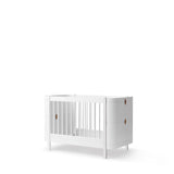 Oliver Furniture | Wood Mini+ Cot Bed Excl Junior Kit in White - Bubba & Me