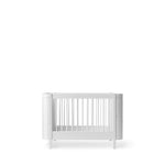 Oliver Furniture | Wood Mini+ Cot Bed Excl Junior Kit in White - Bubba & Me