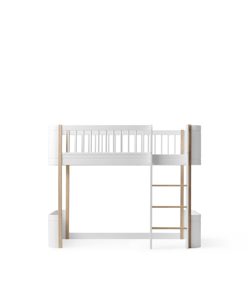 Oliver Furniture | Wood Mini+ Low Loft Bed - Bubba & Me