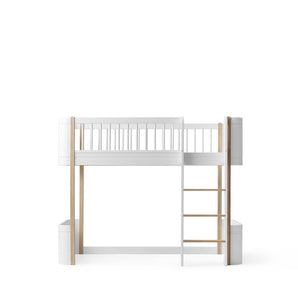 Oliver Furniture | Wood Mini+ Low Loft Bed - Bubba & Me