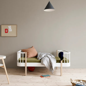 Oliver Furniture | Wood Original Junior Bed in White/Oak - Bubba & Me