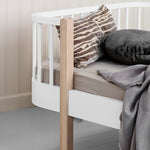 Oliver Furniture | Wood Original Junior Day Bed in White/Oak - Bubba & Me