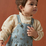 The New Society | Julieta Baby Blouse Sand - Bubba & Me