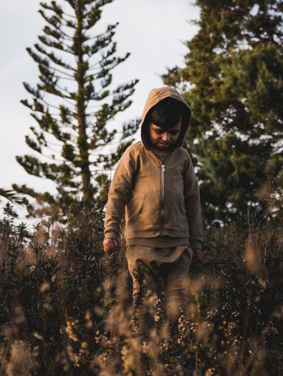 The Simple Folk | Camel Essential Hoodie - Bubba & Me