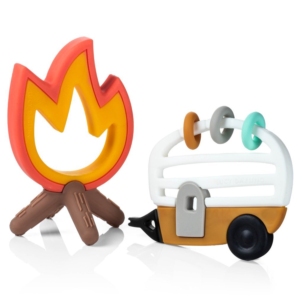 Lucy Darling Teethers bonfire and campervan