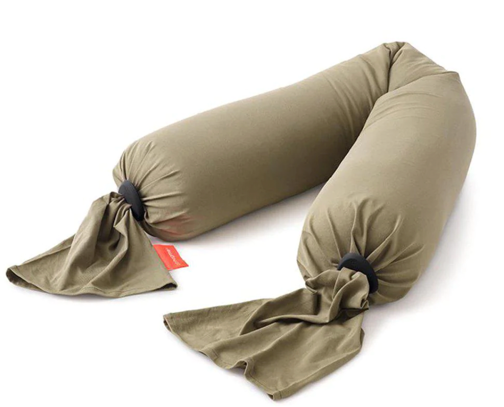 dusty olive with black bbhugme pregnancy pillow
