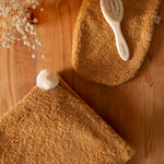 Nobodinoz so cute baby bath set in caramel