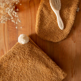 Nobodinoz so cute baby bath set in caramel